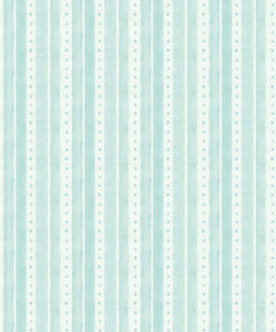 Star Stripe Wallpaper • Turquoise • Swatch