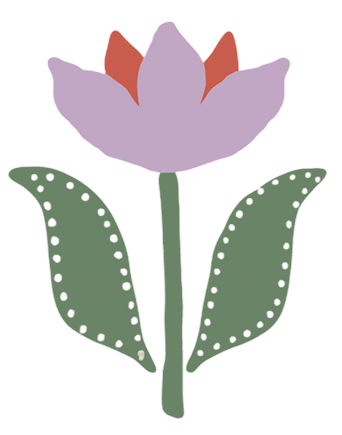 Clash HappensFlora Wallpaper | Colourway: Lavender & Green | Anything But Basic Collection | Gray Benko x Milton&King