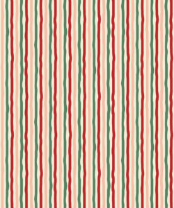 Can’t Keep It Straight Wallpaper | Colourway: Red & Green | Anything But Basic Collection | Gray Benko x Milton&King | Swatch