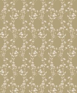 Astrantia Wallpaper • Hackney & Co. • Mustard • Swatch