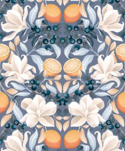 Lemons & Magnolia - Blue Denim