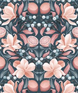 Lemons & Magnolia - Stale Blue