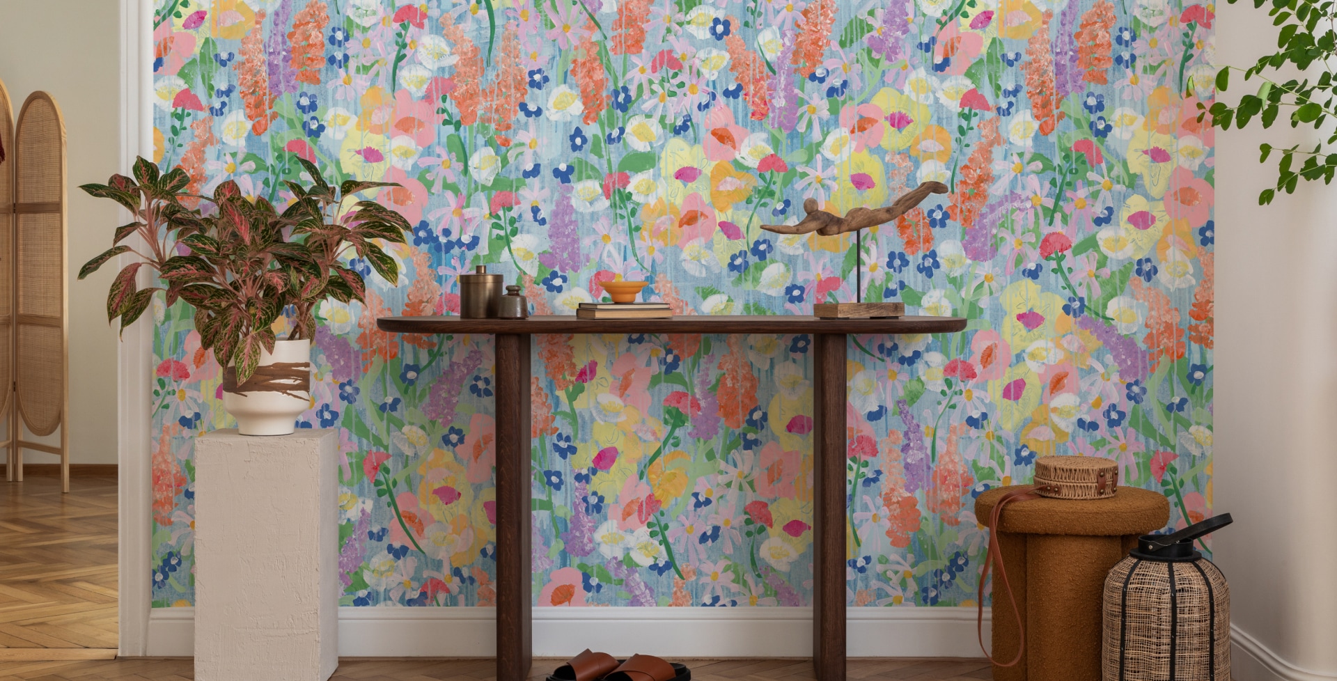 Perennial Mural | Tender Brushstrokes Collection | Tiff Manuell | Hero Image